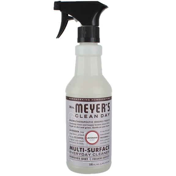 Mrs. Meyer's Clean Day Multi-Surface Cleaner, Lavender, 16 fl oz (6 pack) (Bundle)