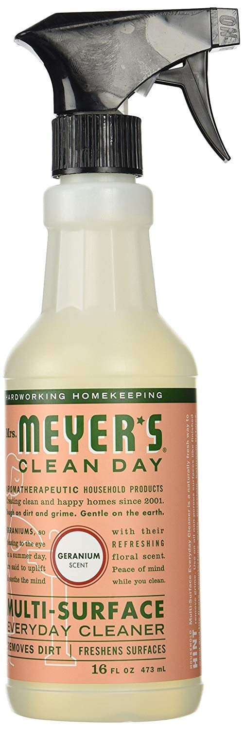 Mrs. Meyer's Clean Day MultiSurface Everday Cleaner, Geranium, 16