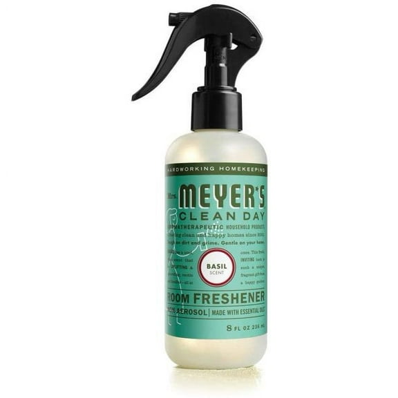 Mrs. Meyer's Clean Day Room Freshener, Basil, 8 Fl Oz (Pack of 3)