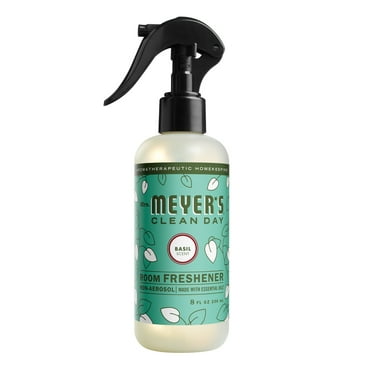 Mrs. Meyer's Clean Day Room Freshener, Basil Scent, 8 Ounce Non-Aerosol Spray Bottle