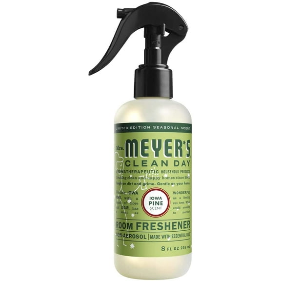 Mrs. Meyer's Clean Day Room Freshener, Iowa Pine, 8 OZ (Pack of 6)