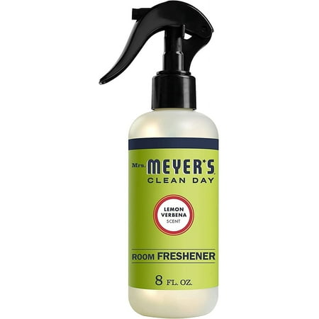 Mrs. Meyer's Clean Day Room Freshener Spray, Lemon Verbena Scent, Instant & Refreshing Fragrance Made with Essential Oils, 8 fl oz Spray Bottle (Pack of 3)