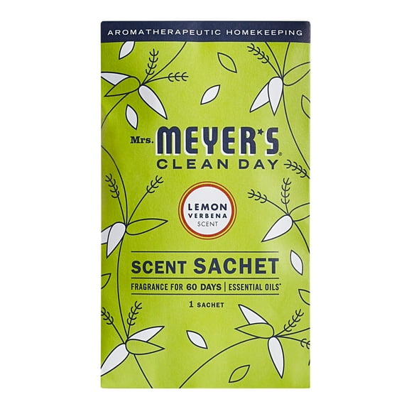 Mrs. Meyer's Clean Day Scent Sachets, Lemon Verbena Scent, 3 Sachets