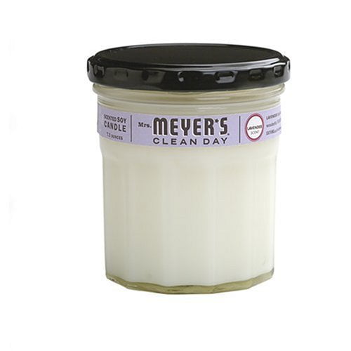 Mrs. Meyer's Clean Day Candle - Lavender Scented Soy Wax Jar - 7.2 oz, Single Piece
