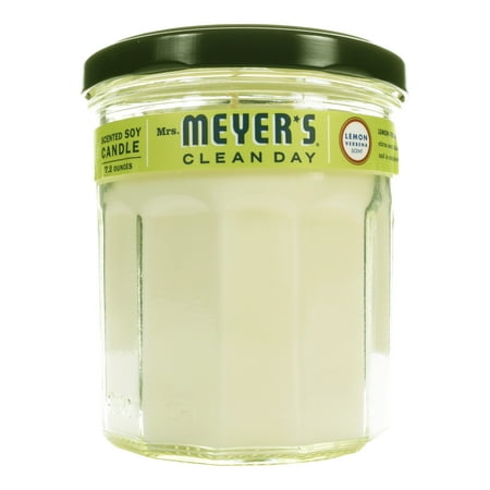 Mrs. Meyer's Clean Day Soy Candle, Lemon Verbena, 7.2 Oz