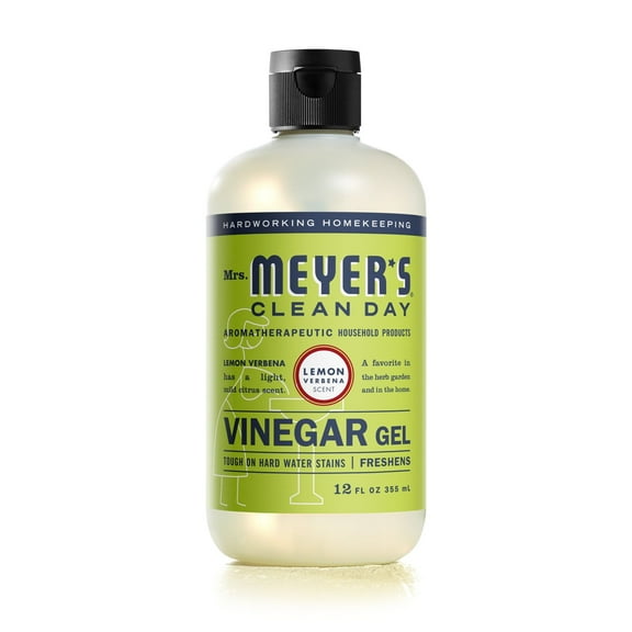Mrs. Meyer's Clean Day Vinegar Gel Cleaner, Lemon Verbena Scent, 12 Ounce Bottle