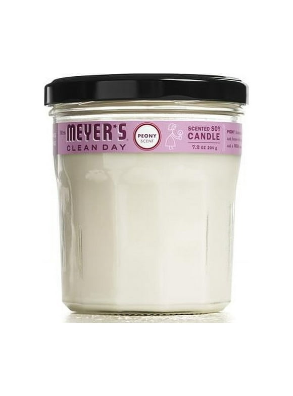 Mrs. Meyer's Clean Day White Peony Scent Soy Air Freshener Candle 7.2 oz