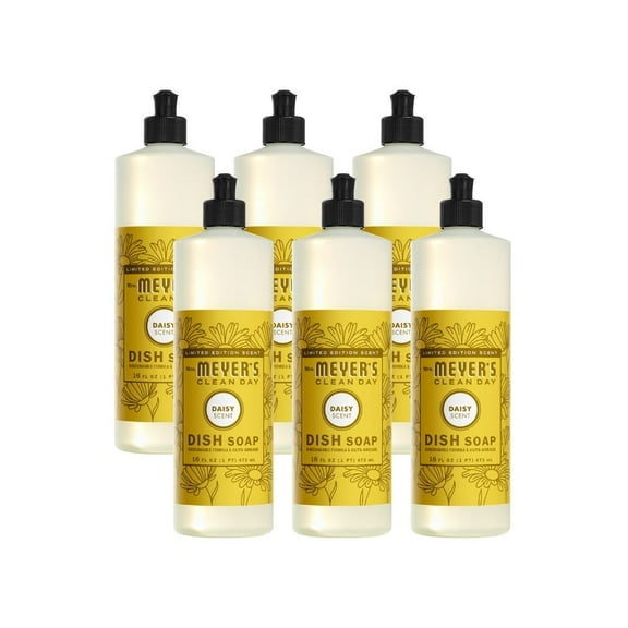 Mrs. Meyer's Dish Soap, Daisy, 16 OZ (Pack of 6)