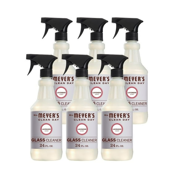 Mrs. Meyer's Glass Cleaner Lavender, 24 FL OZ (Pack of 6)