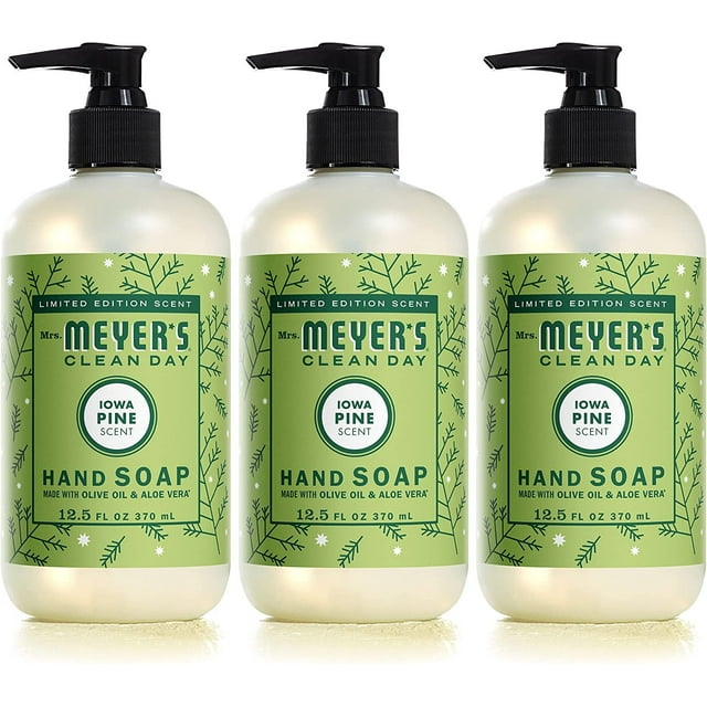 Mrs. Meyer's Hand Soap, Made with Essential Oils, Biodegradable Formula
