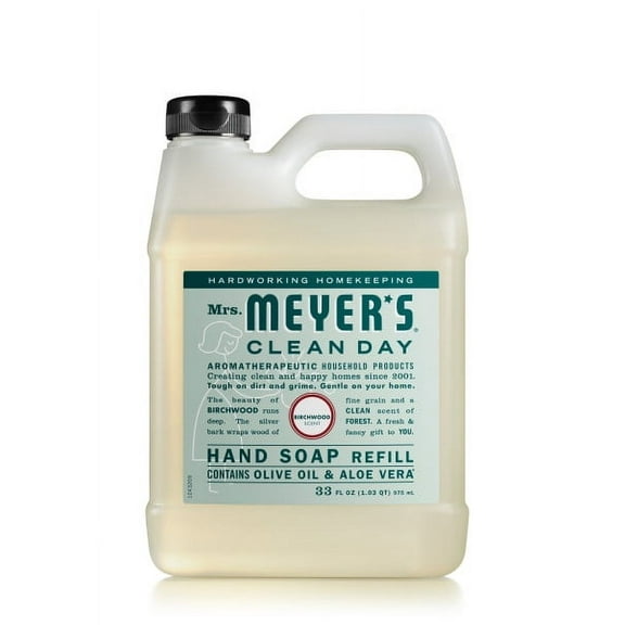 Mrs. Meyer's Hand Soap Refill, Birchwood, 33 oz
