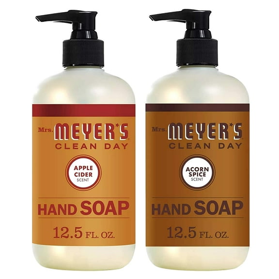 Mrs. Meyer's Hand Soap Variety Pack, 1 Apple Cider, 1 Acorn Spice, 1 CT
