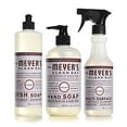thumbnail image 1 of Mrs. Meyer's Kitchen Essentials Set, Includes: Hand Soap, Dish Soap, and All Purpose Cleaner, Lavender, 3 Count Pack, 1 of 3