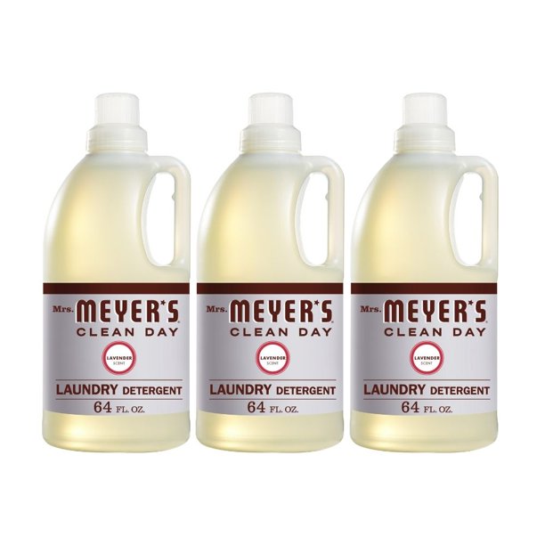 Mrs. Meyer's Laundry Detergent Lavender, 64 OZ (Pack of 3) Walmart