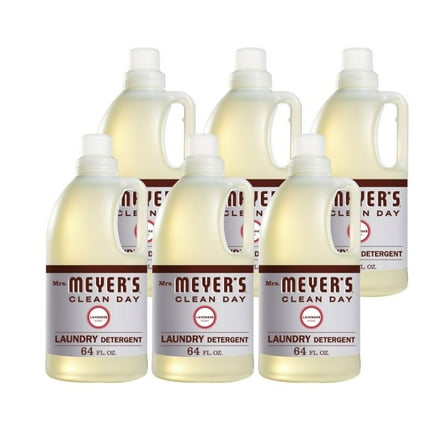 Mrs. Meyer's Laundry Detergent Lavender, 64 OZ (Pack of 6)