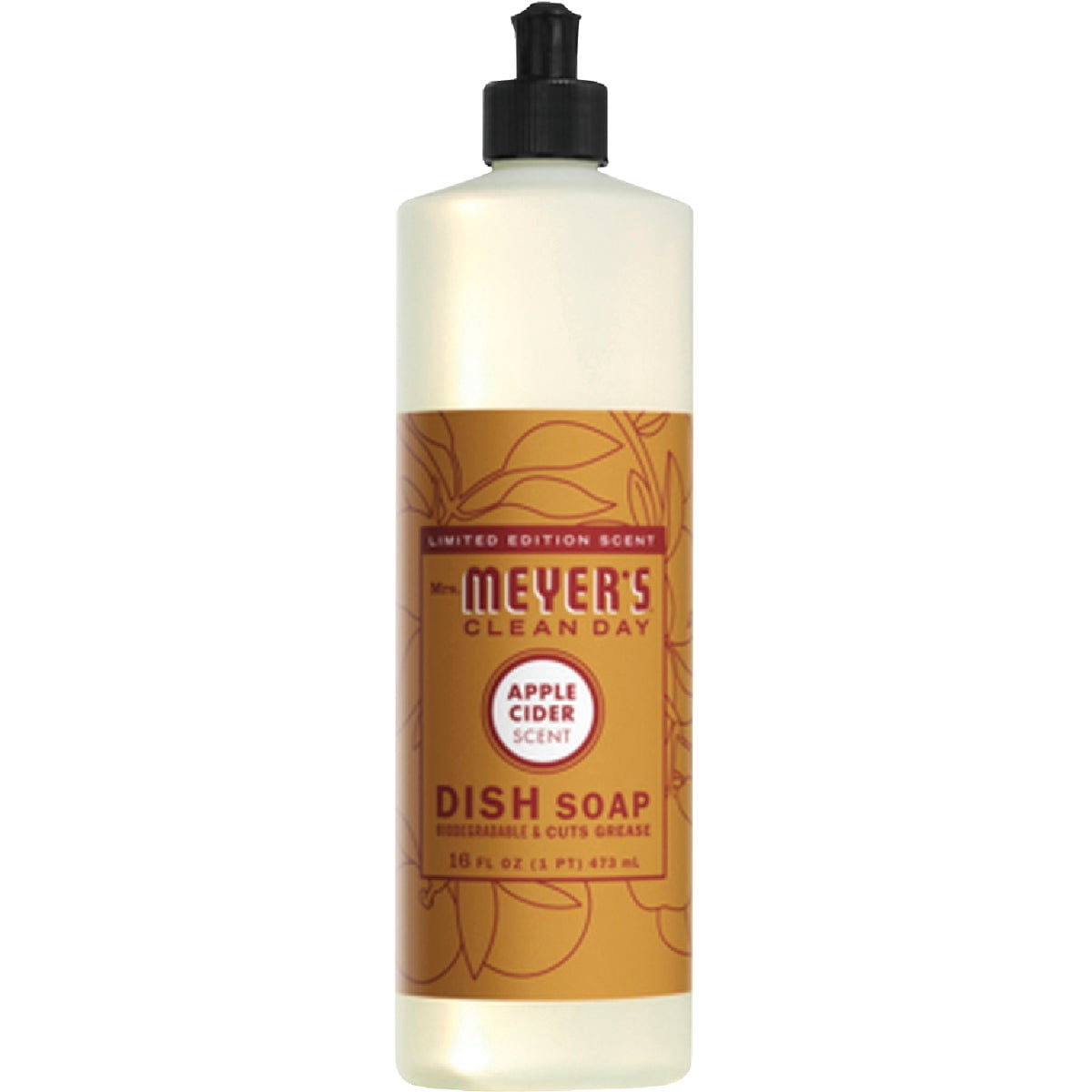 Mrs. Meyer's Liquid Dish Soap Apple Cider 16 OZ Pack - 3