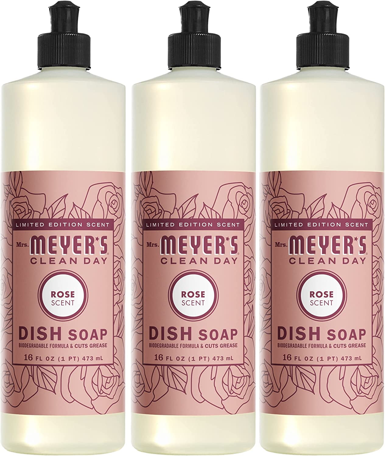 Mrs. Meyer's Liquid Dish Soap, Biodegradable Formula, Limited Edition