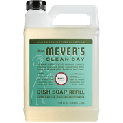 Mrs. Meyer's Clean Day Liquid Dish Soap Refill, 48 Fluid Ounce