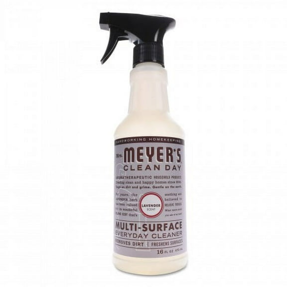 Mrs. Meyer's Multi Purpose Cleaner, Lavender Scent, 16 oz Spray Bottle, 6/Carton,Each