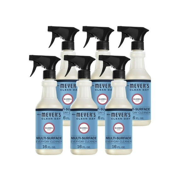 Mrs. Meyer's Multi-Surface Cleaner Bluebell, 16 OZ (Pack of 6)