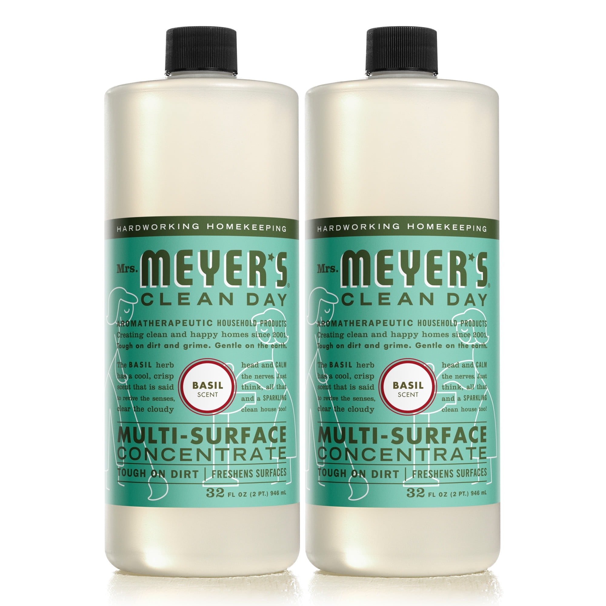 Mrs. Meyer's Multi-Surface Cleaner Concentrate, Basil Scent 32oz
