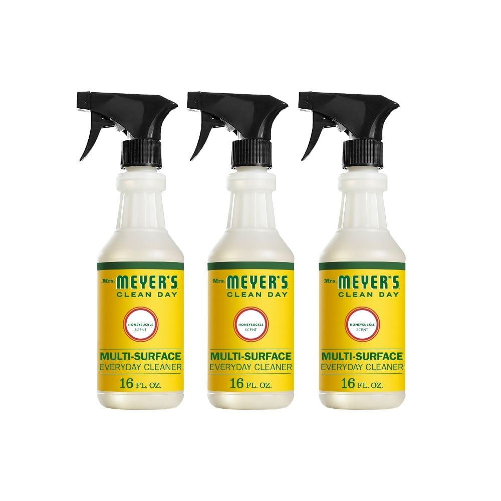 Mrs. Meyer's MultiSurface Cleaner Honeysuckle, 16 OZ (Pack of 3
