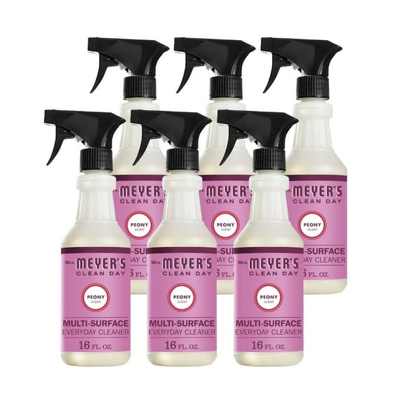 Mrs. Meyer's Multi-surface Cleaner Peony, 16 oz (Pack of 6)