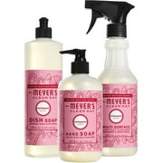Mrs. Meyer's Peppermint Kitchen Set Dish Soap Hand Soap Multi-Surface Cleaner, 3CT
