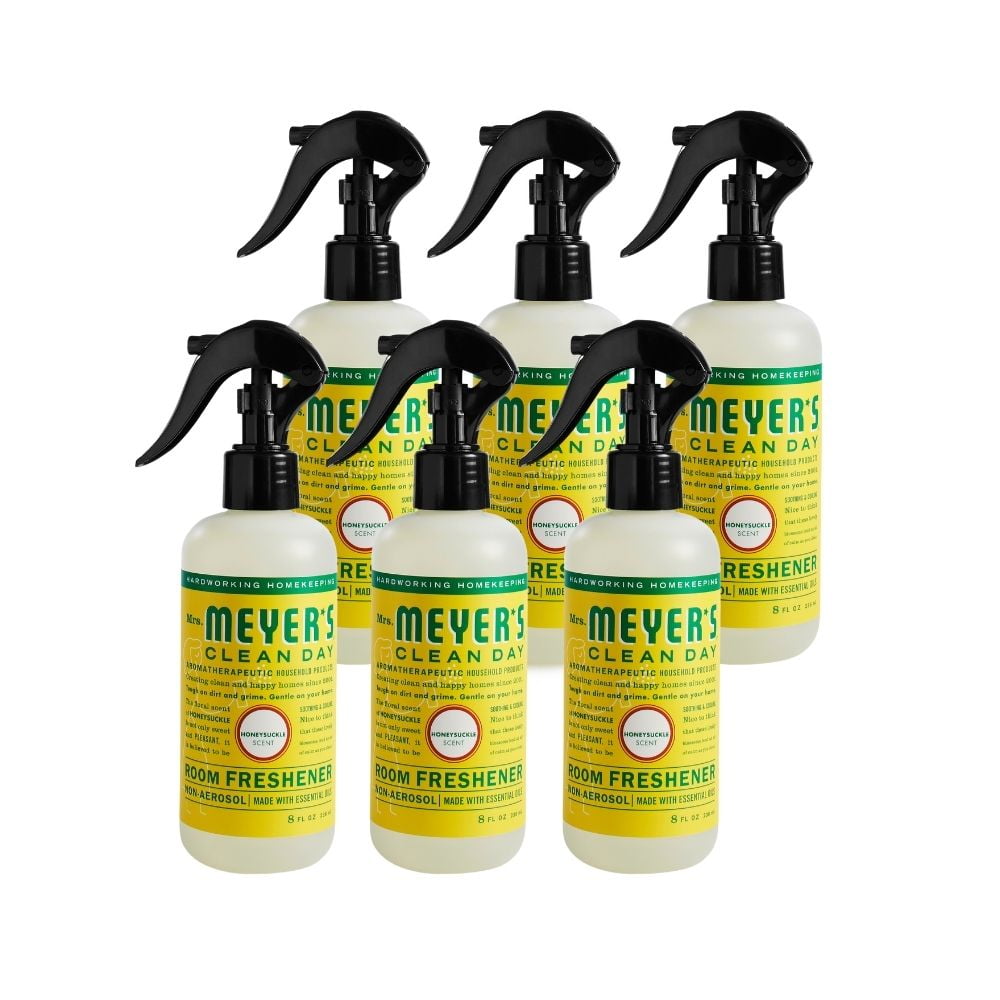 Mrs. Meyer's Room Freshener, Honeysuckle, 8 OZ (Pack of 6)