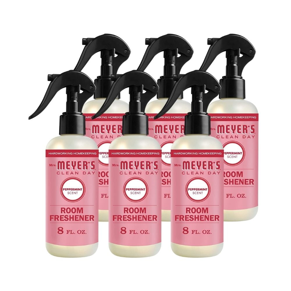 Mrs. Meyer's Room Freshener, Peppermint, 8 OZ (Pack of 6)