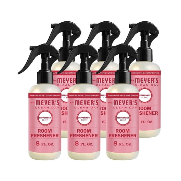 Mrs. Meyer's Room Freshener, Peppermint, 8 OZ (Pack of 6)