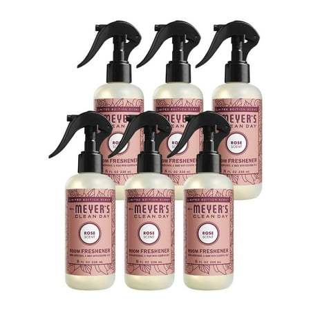 Mrs. Meyer's Room Freshener, Rose, 8 OZ (Pack of 6)
