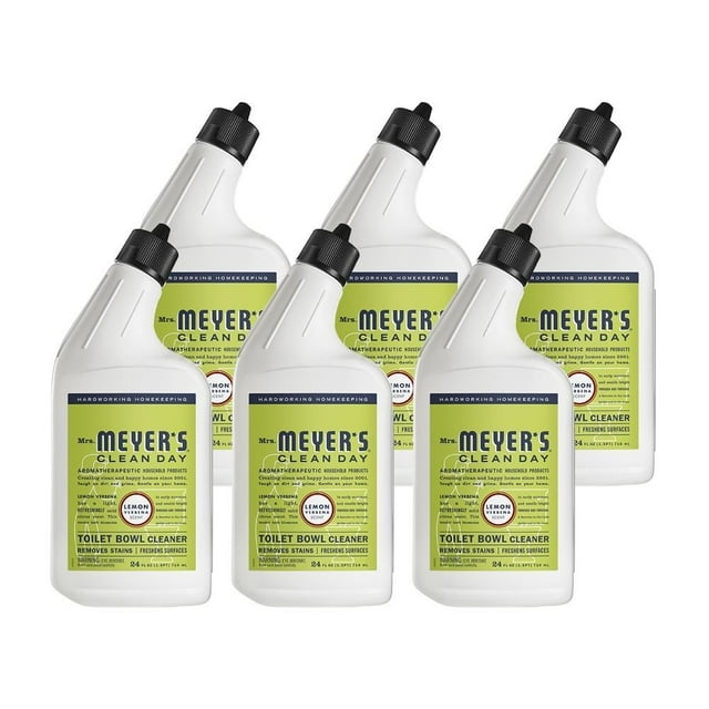 Mrs. Meyer's Toilet Bowl Cleaner Lemon Verbena, 24 OZ (Pack of 6)