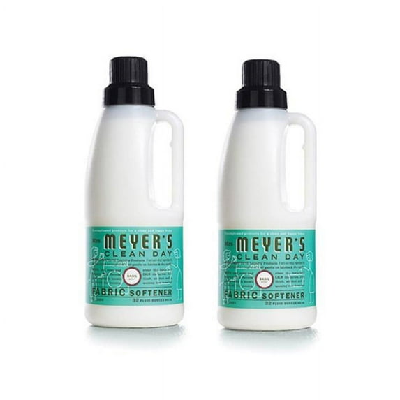 Mrs. Meyers 0352104 32 oz Fabric Softener, Basil - Case of 6