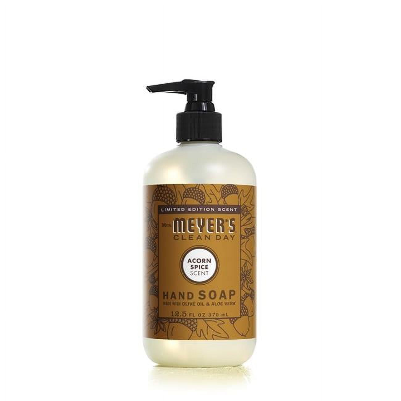 Mrs. Meyers 12.5 oz Clean Day Organic Acorn Spice Scent hygienic Dish & Hand Soap - Case of 6