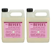 Mrs. Meyers Clean Day, Biodegradable Hand Soap Refill, Peony Scent, 33 OZ, Pack of 2