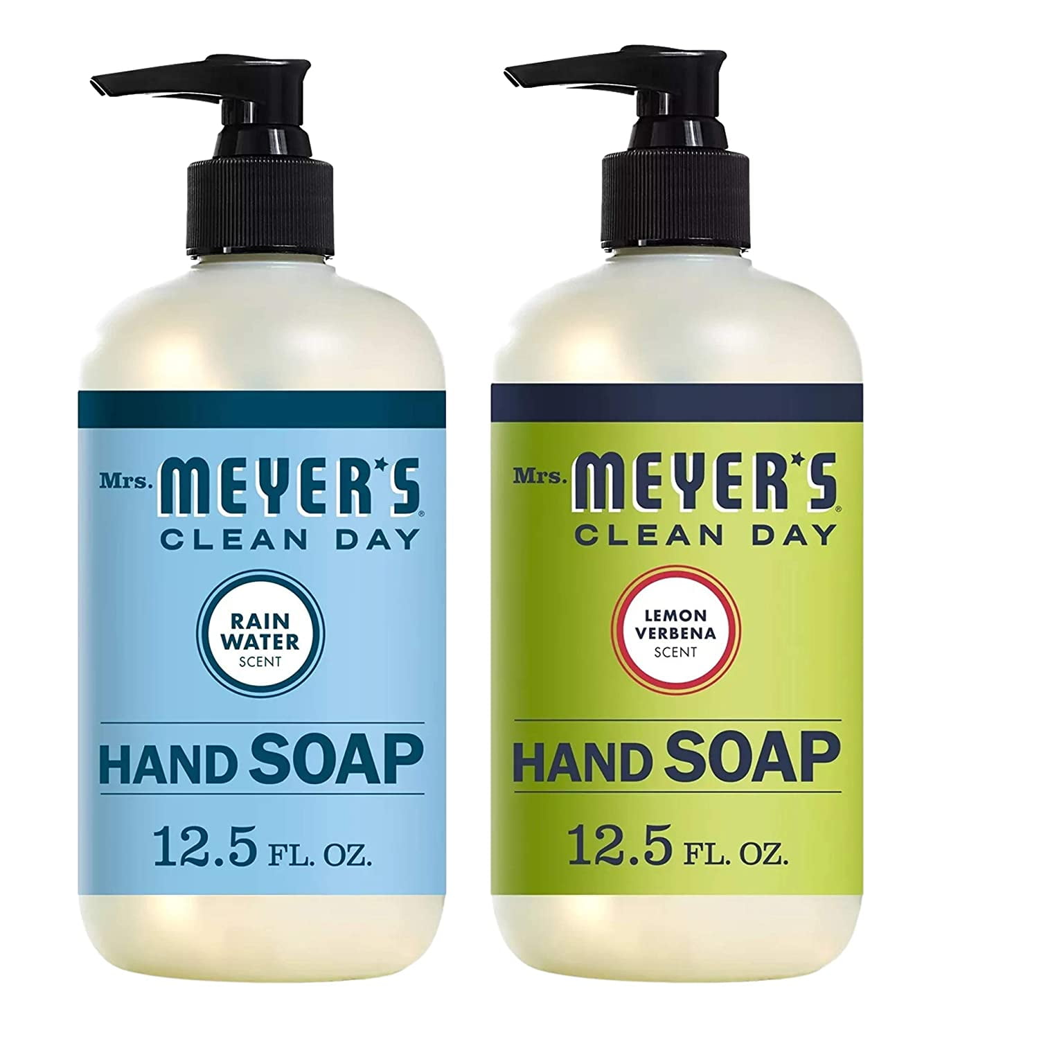 Mrs. Meyers Clean Day Hand Soap Lemon Verbena Bundle With Clean Day Rain Water Hand Wash 12.5