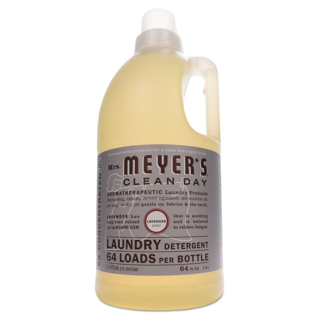 Mrs. Meyers Clean Day Laundry Detergent, Lavender, 64 fl oz