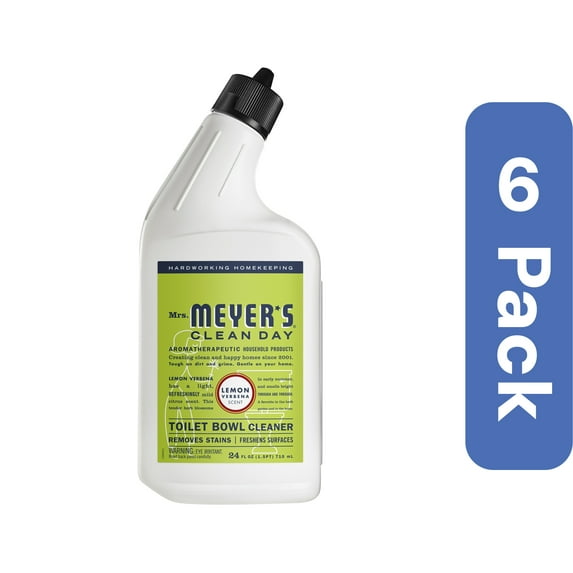 Mrs. Meyers Clean Day Toilet Bowl Cleaner Lemon 24 Ounce (Pack Of 6)