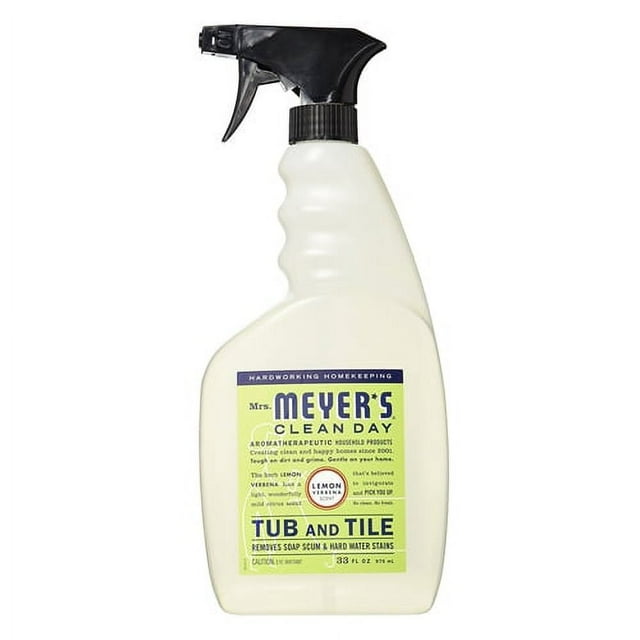 Mrs. Meyers Clean Day Tub and Tile Lemon Verbena Scent, 33 oz , 3 Pack