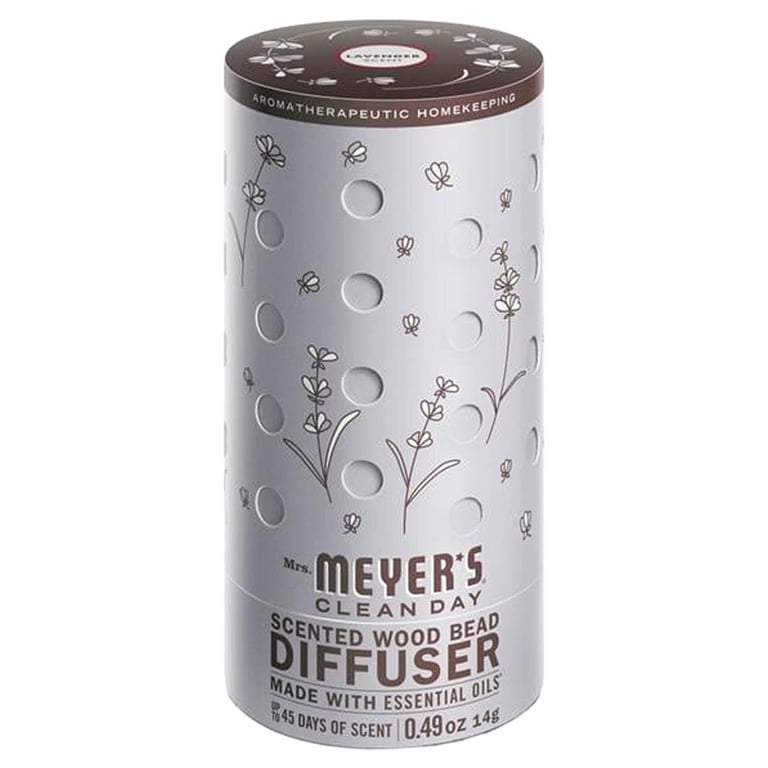 Mrs. Meyers Clean Lavender Scented Wood Bead Diffuser, Made with