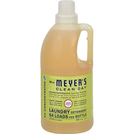 Mrs Meyers Laundry Detergent, Lemon Verbena Scent, 64 Oz Pack of 6