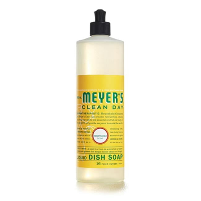 Mrs. Meyers  Liquid Dish Soap - Honeysuckle - 16 oz
