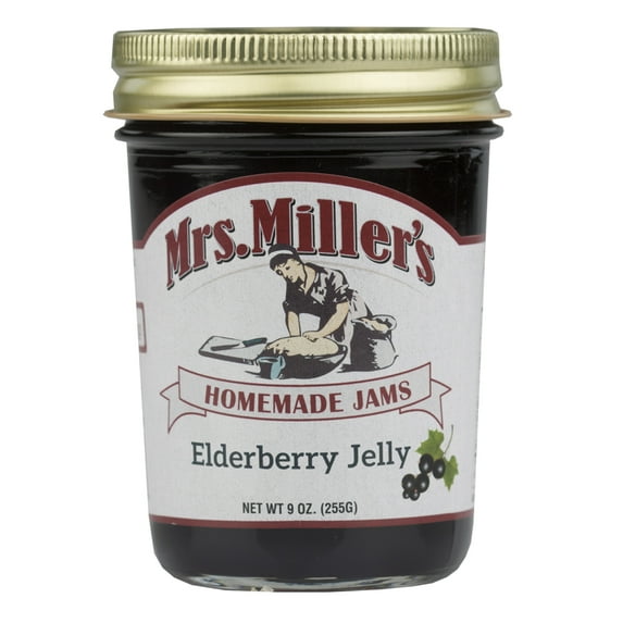 Mrs. Miller's Homemade Elderberry Jelly, 3-Pack 9 oz. Jars