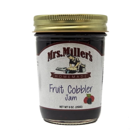 Mrs. Miller's Homemade Fruit Cobbler Jam, 2-Pack 9 oz. Jars