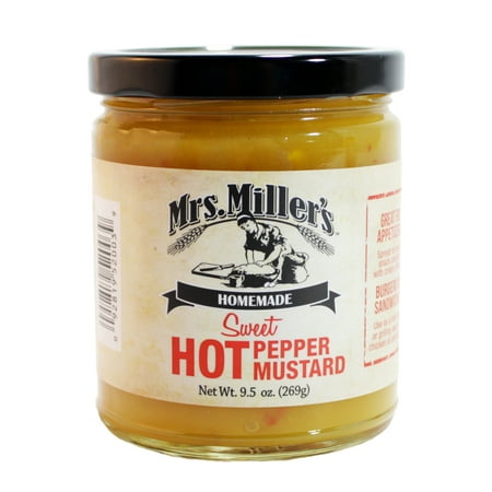 Mrs. Miller's Homemade Hot Pepper Mustard, 2-Pack 9.5 oz. Jars
