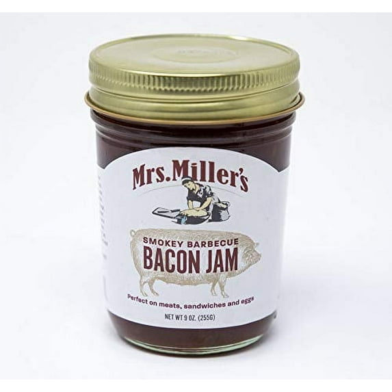 Mrs. Miller's Homemade Smokey Barbecue Bacon Jam, 2-Pack 9 oz. Jars