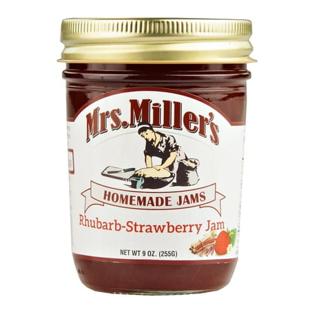 Mrs. Miller's Rhubarb Strawberry Jam, 9 OZ Pack - 3