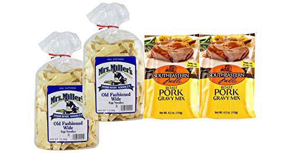 Mrs. Miller's Wide Noodles & Southeastern Mills Pork Gravy Mix Variety