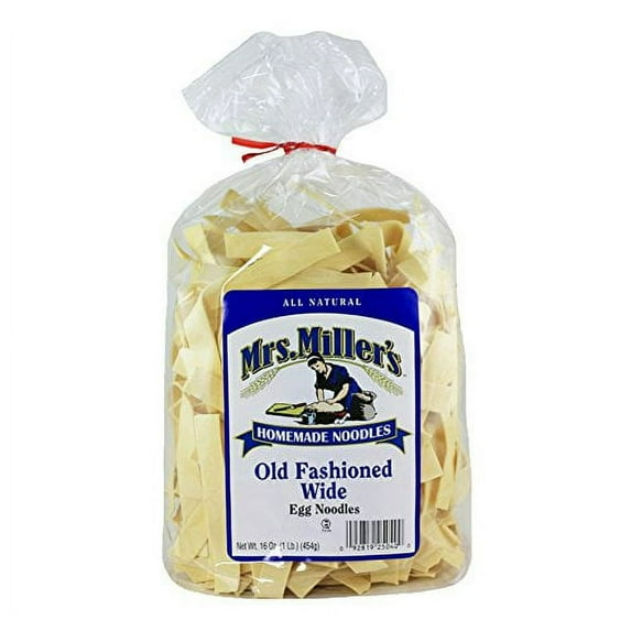 Mrs. Millers Old Fashioned Wide Noodles 16oz. Bag (3 Bags)